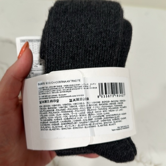 Italian cashmere blend over the knee socks nwt - Picture 6 of 6